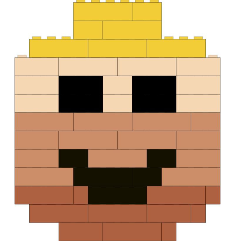 Värikäs neliölogo – ihonsävyt