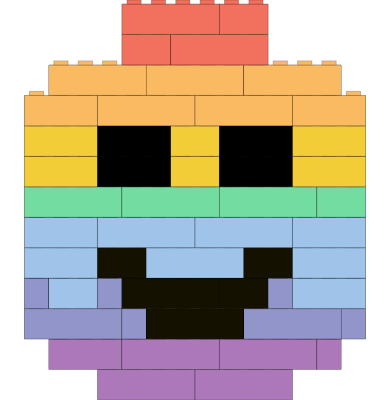 Sateenkaarivärinen neliölogo